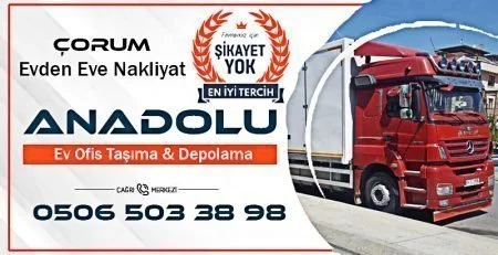 Çorum Evden Eve Nakliyat