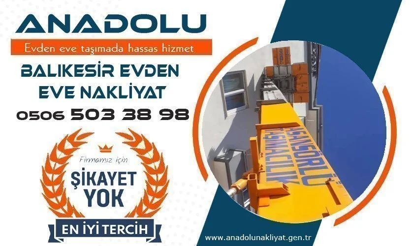 Balıkesir evden eve nakliyat