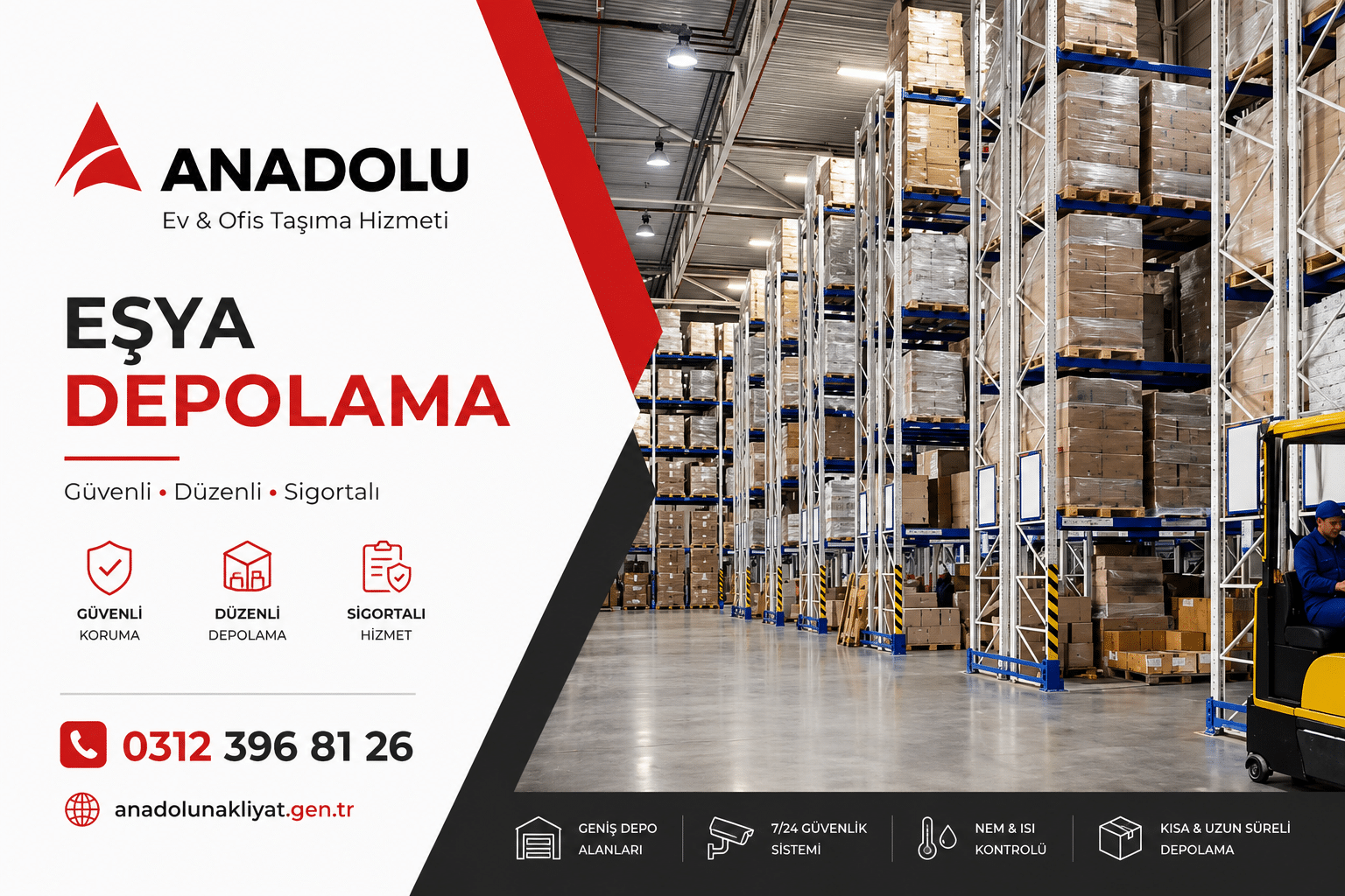 Ankara eşya depolama