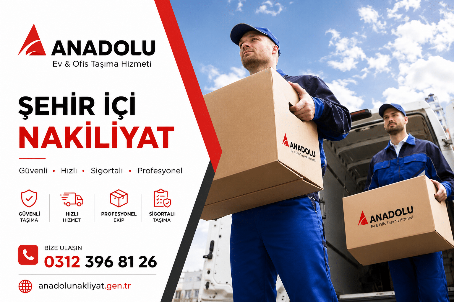 Ankara şehir içi nakliyat