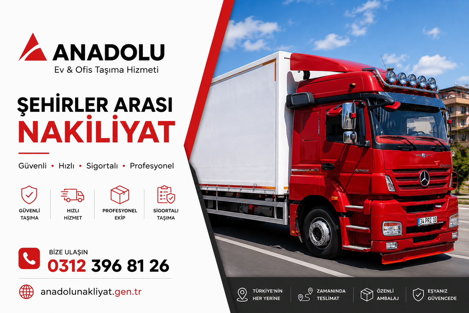 Ankara şehirler arası nakliyat